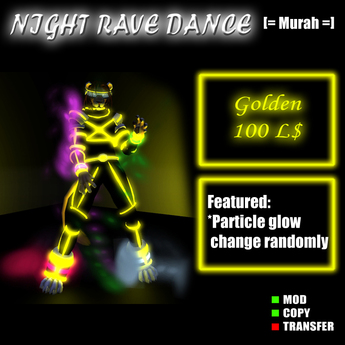 Second Life Marketplace - Night Rave Dance [Golden]