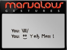 YAH MAN! GESTURE