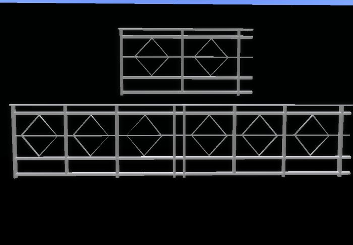 RAILING N"2 PZ SCULPT 2 PRIM  FULL PERM