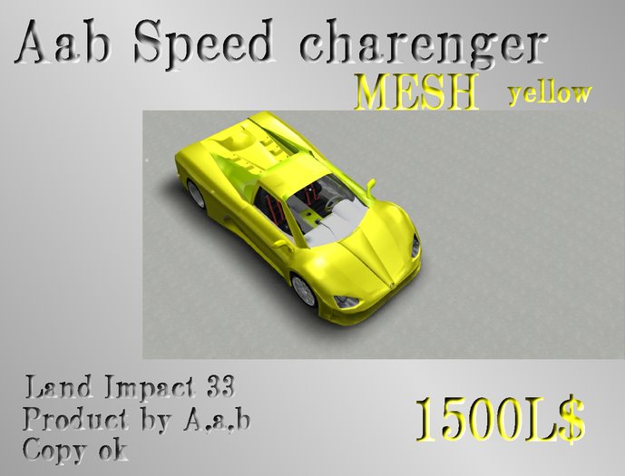 A,a,b Speedcharenger yellow