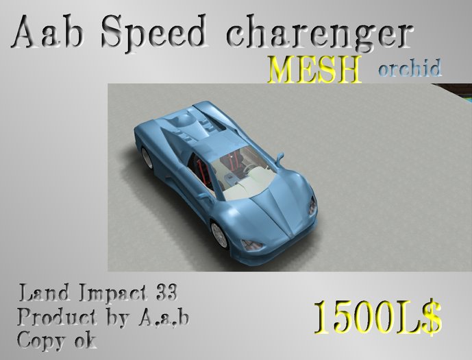 A,a,b Speedcharenger orchid
