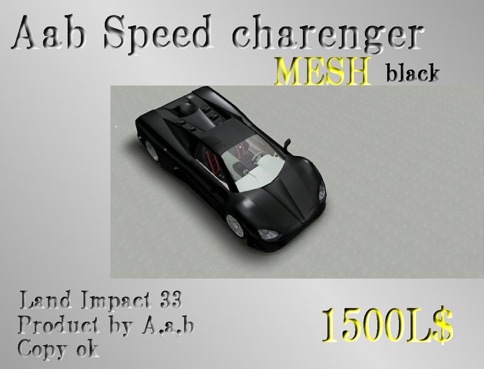 A,a,b Speedcharenger black