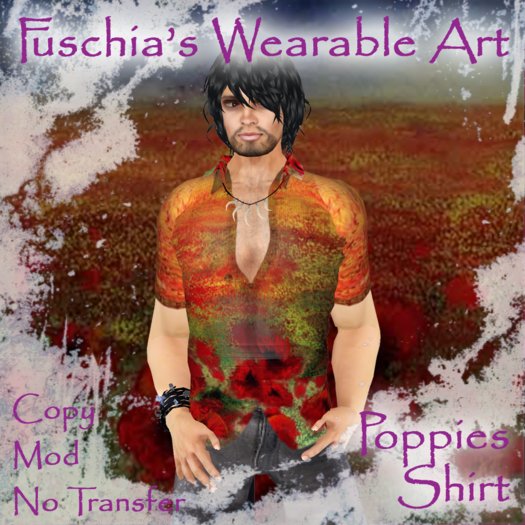~ Fuschia ~ Poppyfield Shirt
