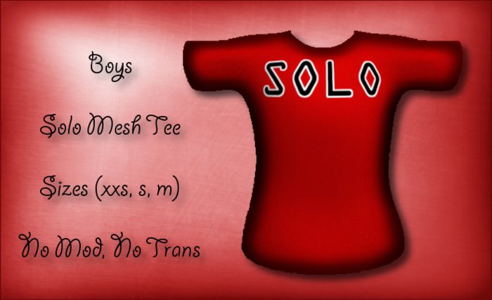 *-[MESH'D KIDDS]-* Solo Mesh Tee 
