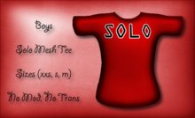 *-[MESH'D KIDDS]-* Solo Mesh Tee 