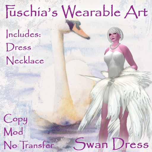 ~ Fuschia ~ Swan Dress