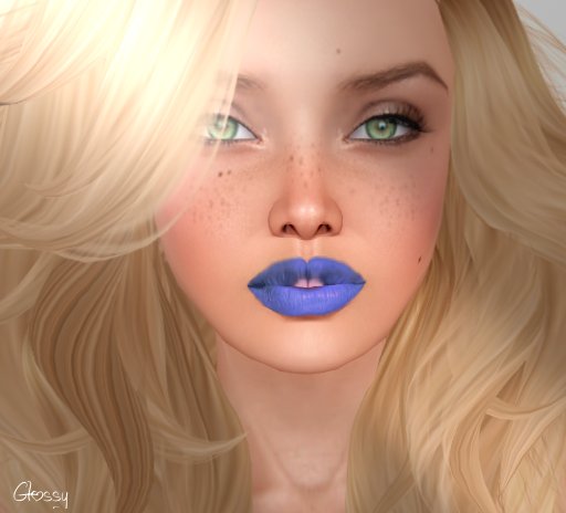 .:GloSSy:. Rainbow- blue