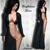 ~Narcissus~Confidence Dress in Black