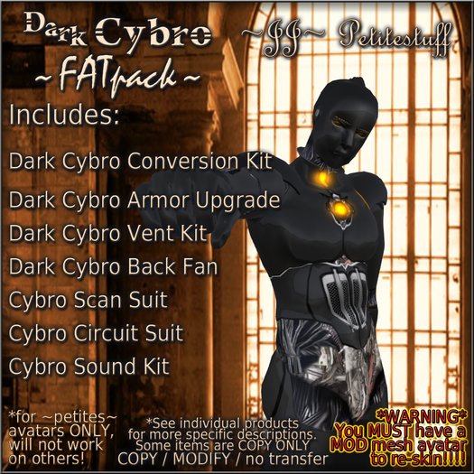 ~JJ~ Petitestuff Dark Cybro FATpack