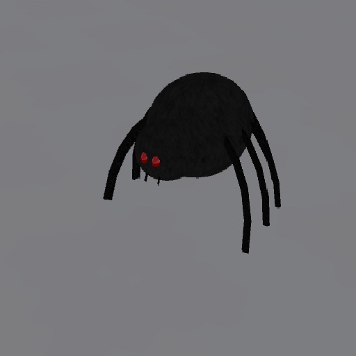 Creeping Black Spider