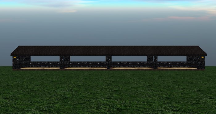 Horse Stall - Long Row - Rez Box
