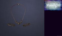 Moonlights Brown Stone Necklace