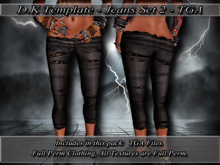 D.K Template - Jeans Set 2 - TGA