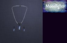 Moonlights Blue Swirl Necklace