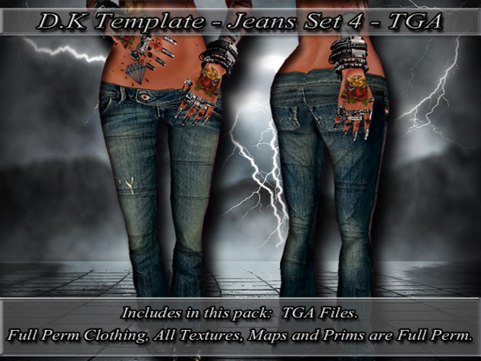 D.K Template - Jeans Set 4 - TGA
