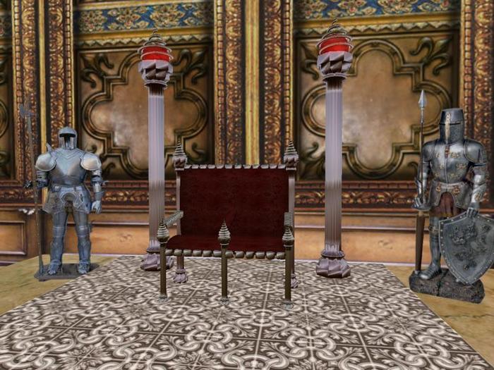 *CCC* double throne scene(26 prim)