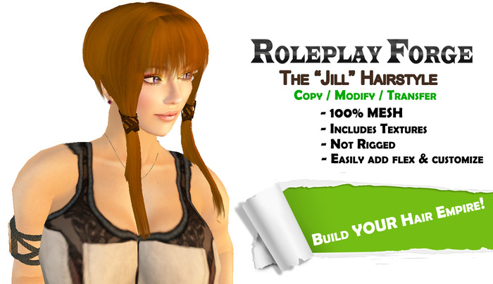 -Roleplay Forge- Jill Hair (MESH)