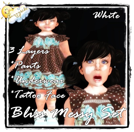 Sunnyside Up Messy Set White