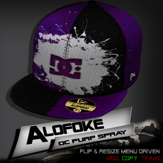 Alofoke!  -  DC Purp Spray Cap