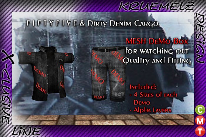 *~ KD X-Line ~* DD Cargo + FF Openshirt DEMOPACK 