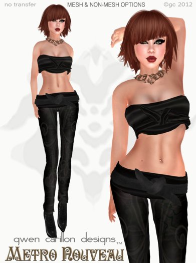 GCD - Metro Nouveau Silk Slacks and Top