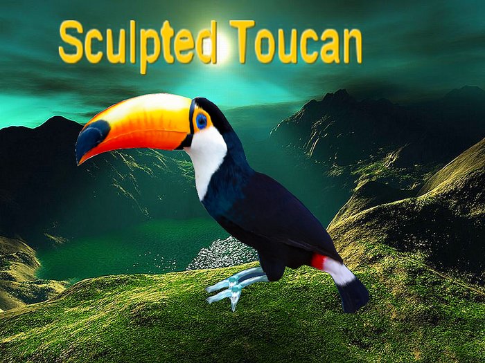 sculpted  toucan