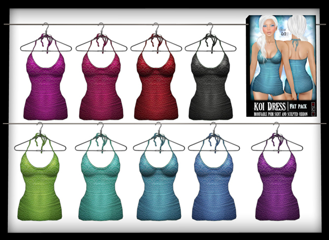 .:A&M:. Koi Dress - FAT PACK 