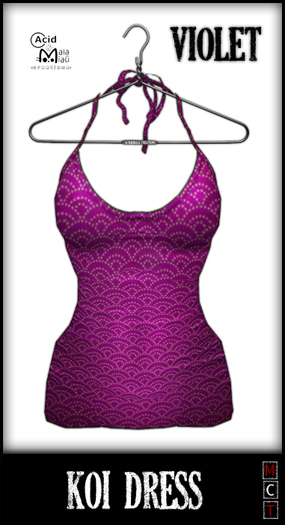 .:A&M:. Koi Dress - Violet 