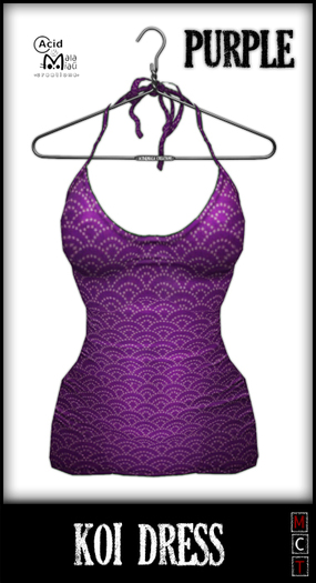 .:A&M:. Koi Dress - Purple 