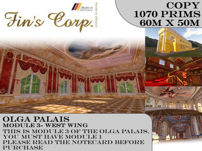Fin's Corp. - Olga Palais - Module 3 - North End (west wing)