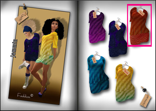 Jammin Dress Vermilion