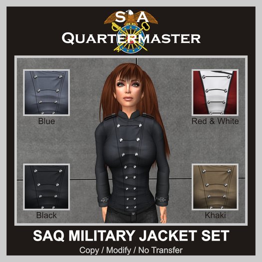 SAQ MILITARY JACKET SET