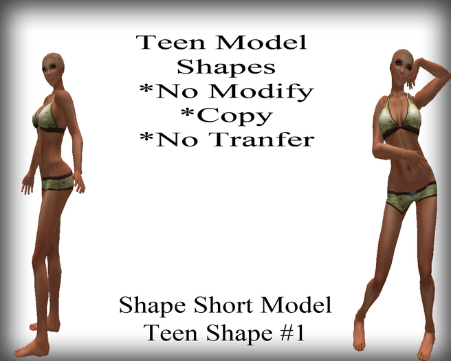 *MisFitz* Model Teen Girl Shapes