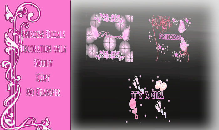 *Wall Decals For Girls* (boxed)