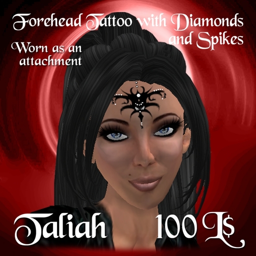 Forehead Tattoo Taliah