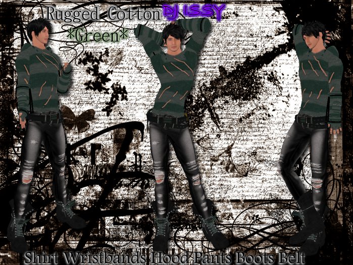 Rugged Cotton *Rugged Green* M BOXED