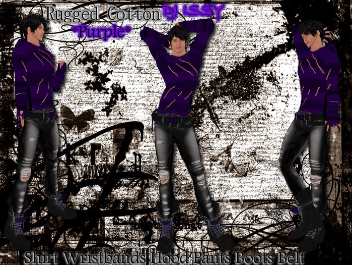Rugged Cotton *Rugged Purple* M BOXED