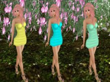 *Angel Rae's*Petite Sweetheart Dress-Pastel Colors pack