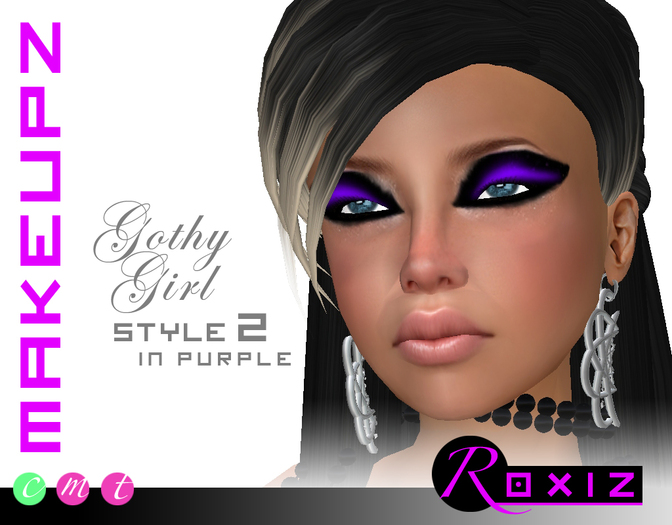 ROXIZ... MAKEUPZ > Gothy Girl - Style 2 in Purple