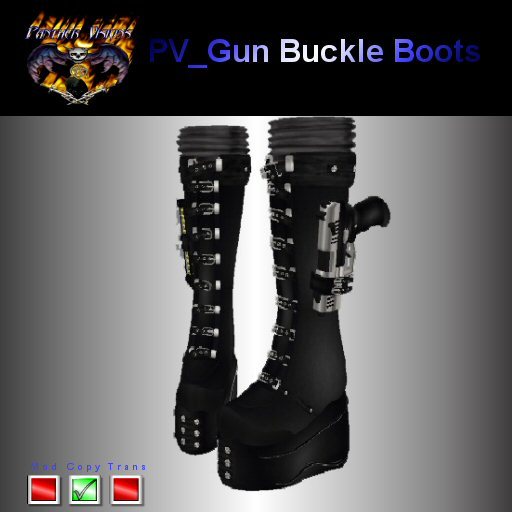 PV_Gun Buckle Boots