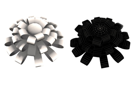 Second Life Marketplace - Full Perm Mesh Button Stacked Hair Bow - 012 ...