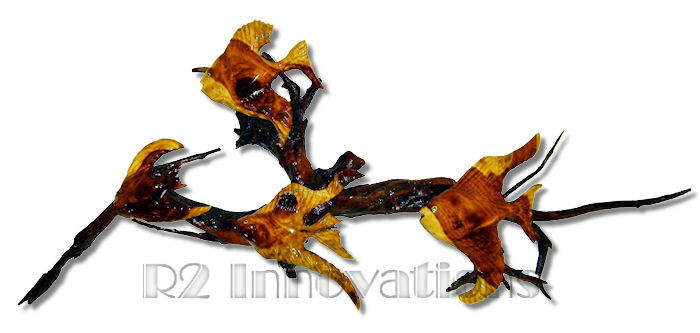 Angel Fish Branch Wall Art