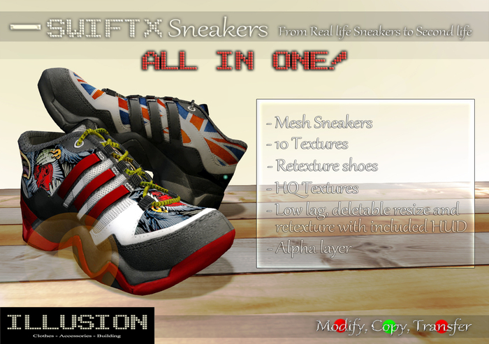 ILLUSION - DEMO MESH SNEAKER 