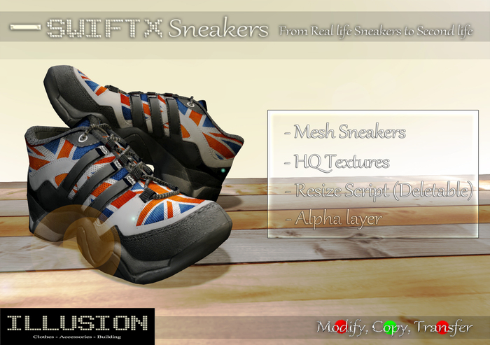 ILLUSION - MESH SNEAKER  LONDON