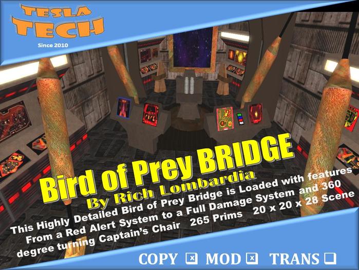 Tesla Tech --- Bird of Prey Bridge