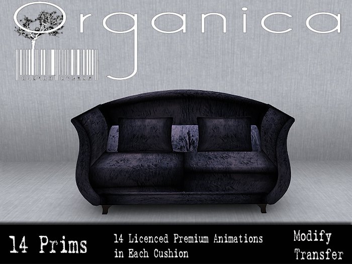 Organica - Posh Sofa - Navy Blue
