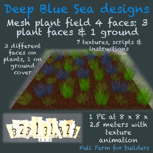 DBS MESH plant field 4 faces builders kit (crated)