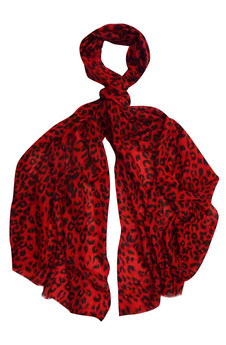 red leopard scarf