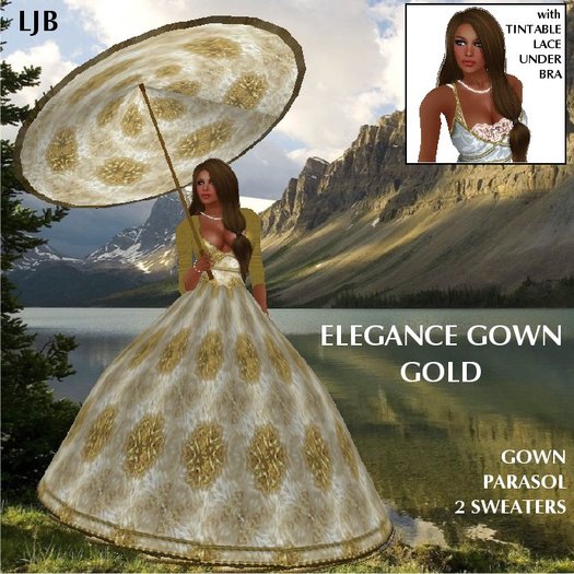 LJB - Elegance Gown - Gold Design