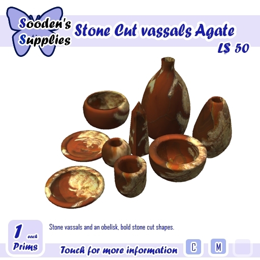 Stone Cut vassals Agate